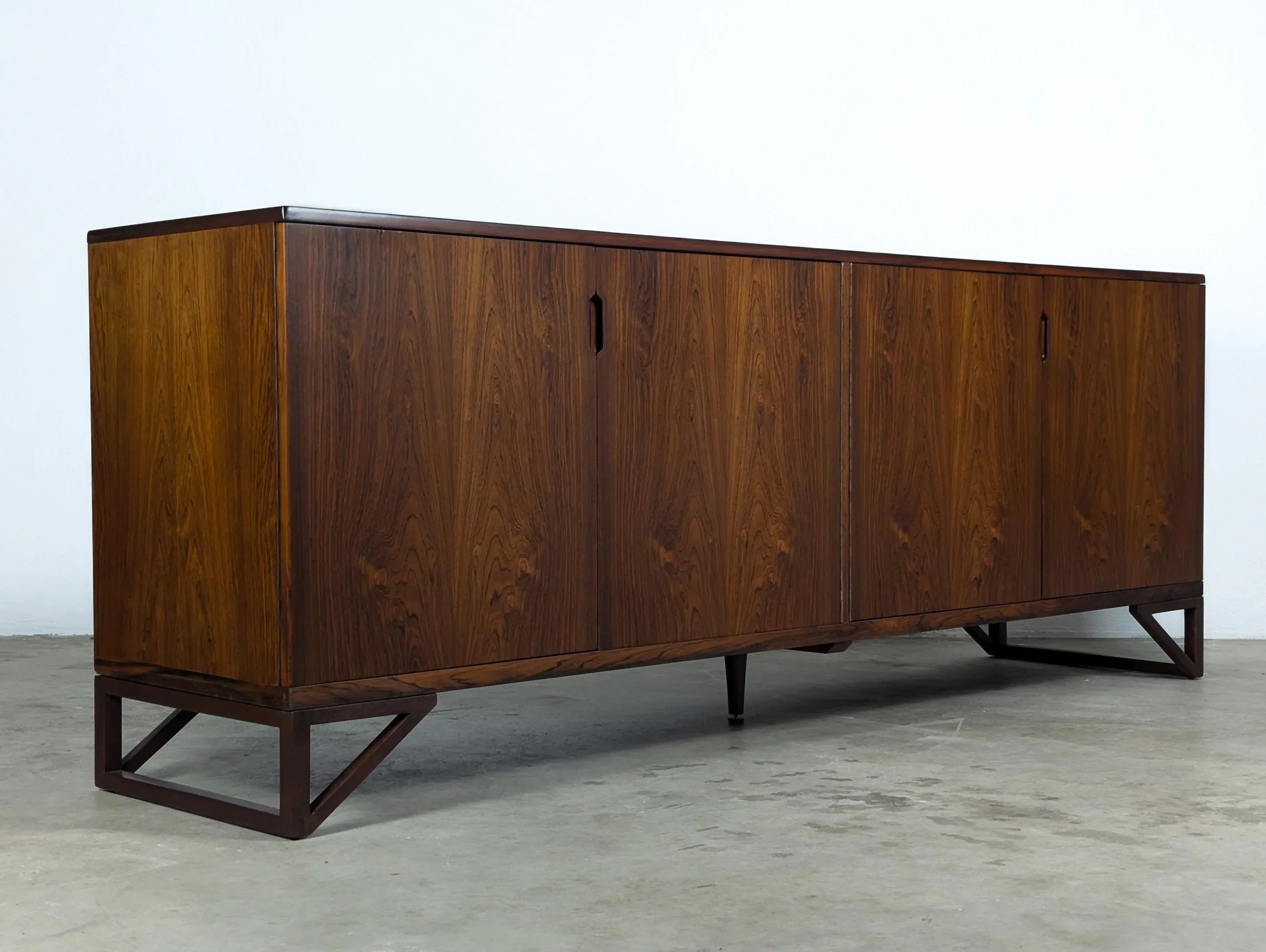 1960s Danish Modern Rosewood Cabinet / Sideboard by Svend