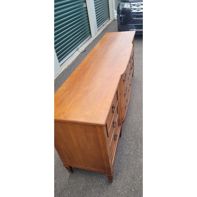 1950s Elegant Long Continental French Style Dresser For Sale - Image 15 of 18