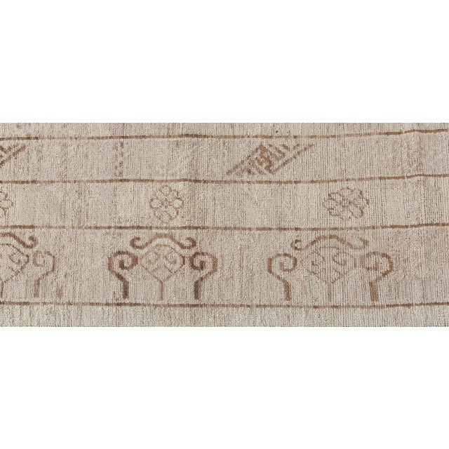 Contemporary Botanic Khotan Handmade Wool Rug by Doris Leslie Blau For Sale - Image 4 of 7