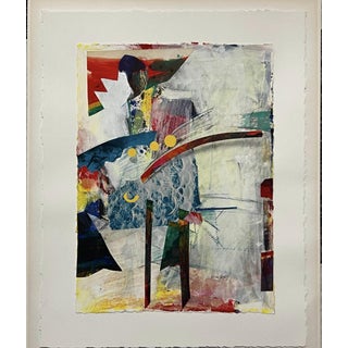 Apolinary Smolarek, Abstract Composition, 1980s, Mixed Media on Paper For Sale