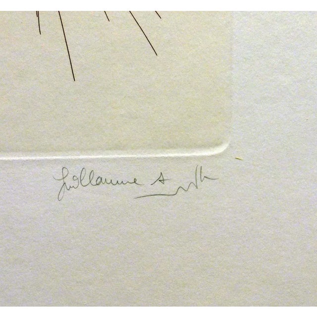 Impressionist 1980s Guillaume Azoulay Hamilton Encore Signed Original Intaglio Etching Art For Sale - Image 3 of 5