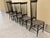 Mid 20th Century Mid-20th Century Gio Ponti Style Italian Chiavari Chairs in Ebonized Beechwood Attributed to Guido Chiappe for S. A. C. - Set of Five For Sale - Image 5 of 12