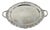 Vintage Reed & Barton 1955 Victorian Silver Plated Oval Bar Serving Platter Tray For Sale
