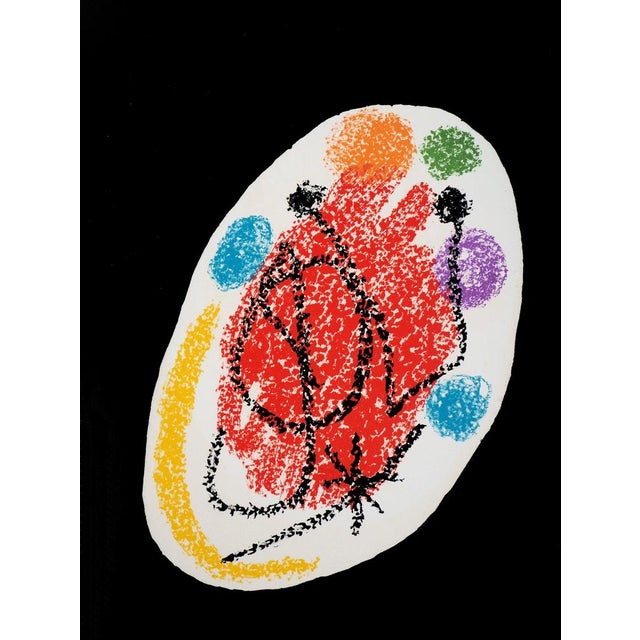 Joan Miro, Three Colored Pockets, Lithograph For Sale - Image 3 of 5