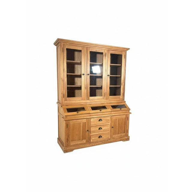 Display Cabinet in Teak with Glass For Sale - Image 5 of 5