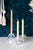 Pair of Mikasa Crystal Candlesticks for Tapers For Sale - Image 6 of 10