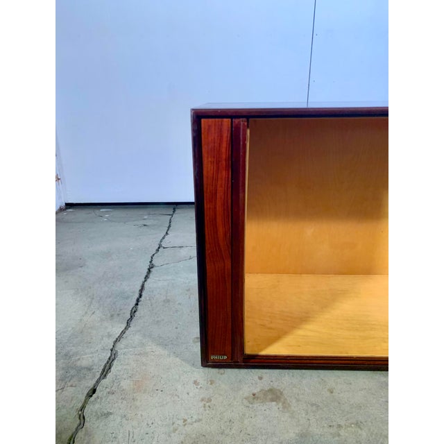 1960s 1960s Philip Rosewood Entertainment Cabinet With Tambour Doors For Sale - Image 5 of 11