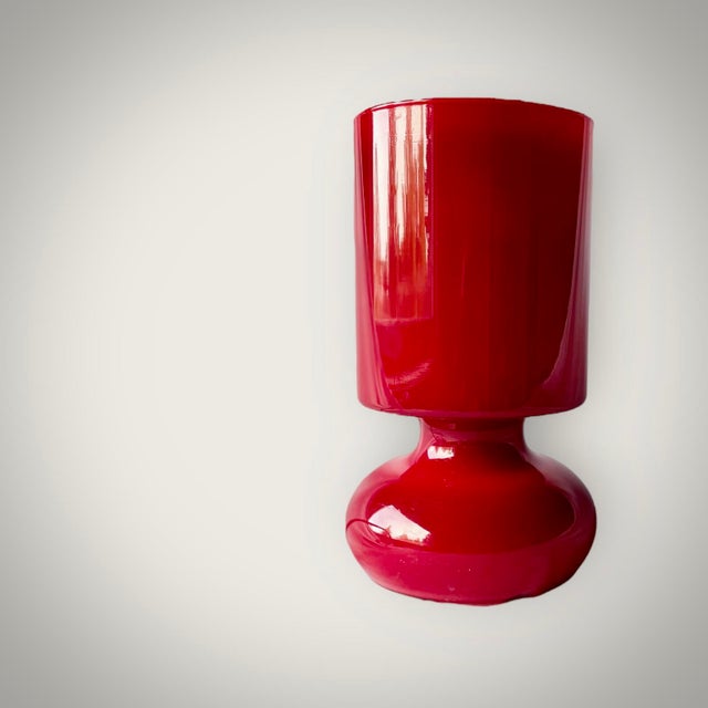 1990s Ikea “Lykta” Table Lamp, Red | Chairish