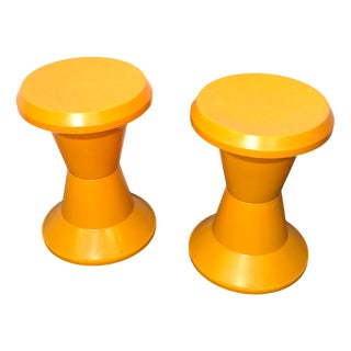 Space Age Stools from Giganplast, Italy, 1970s, Set of 2 For Sale