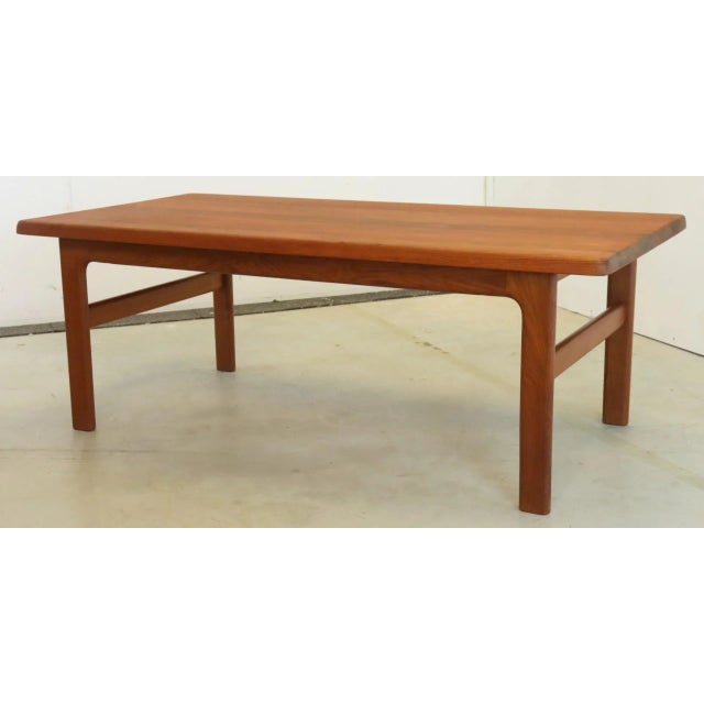 Brown Mid-Century Coffee Table by Niels Bach For Sale - Image 8 of 12