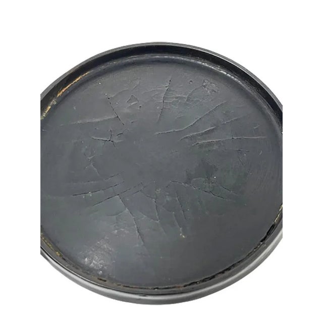 Papier-Mâché Snuffbox Painted with a Portrait of a Smoking Man For Sale - Image 5 of 6