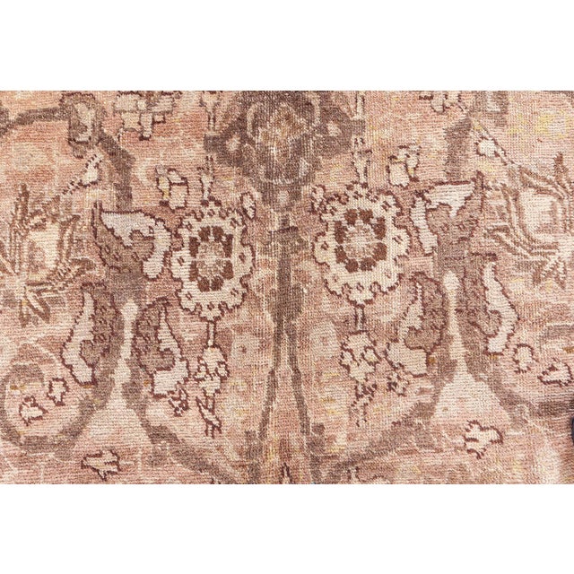 Textile Authentic 19th Century Persian Tabriz Carpet For Sale - Image 7 of 12