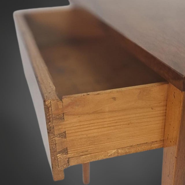 Rectangular Biedermeier Table in Walnut, 1820s For Sale - Image 9 of 10