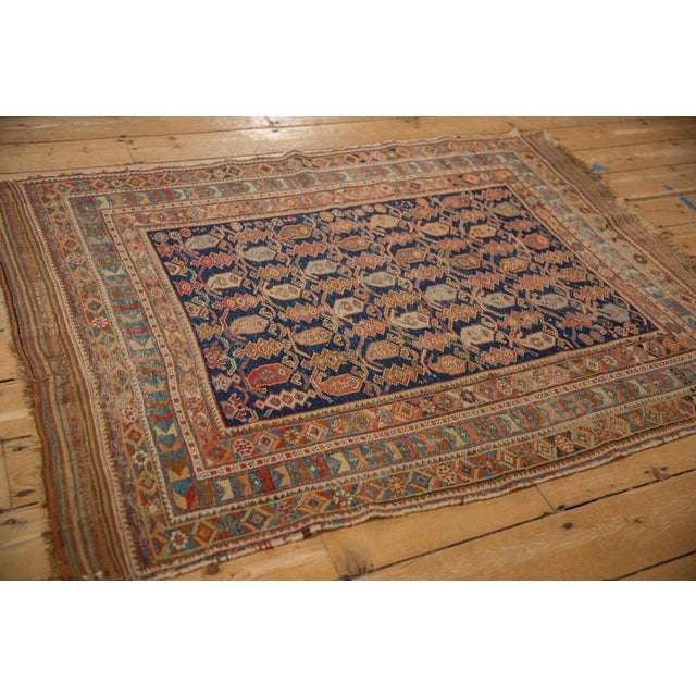 1870s Antique Persian Afshar Boteh Wool Rug For Sale - Image 11 of 12