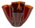 Fontana Arte Amber Art Glass Cartoccio Vase For Sale