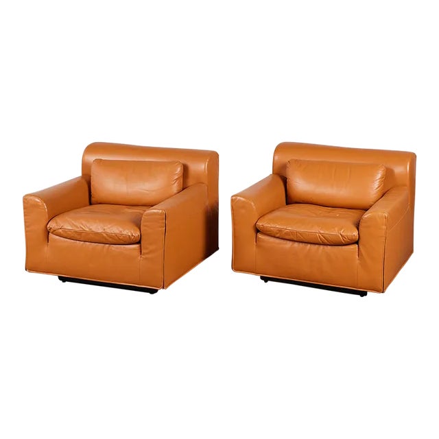 Pair of Otto Zapf Lounge Chairs for Knoll For Sale