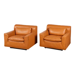 Pair of Otto Zapf Lounge Chairs for Knoll
