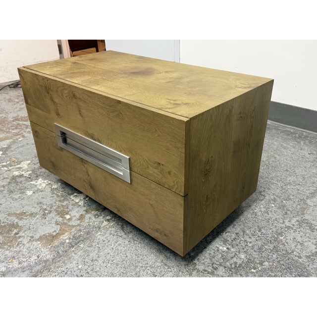 Thomas Bina + Ed Robinson for Restoration Hardware White Hall Closed Nightstand For Sale - Image 9 of 12