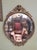 1920s Art Deco Gilt Round Small Mirror For Sale - Image 4 of 8