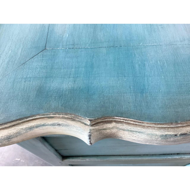 Wood Antique French 19th C. Painted Buffet For Sale - Image 7 of 9