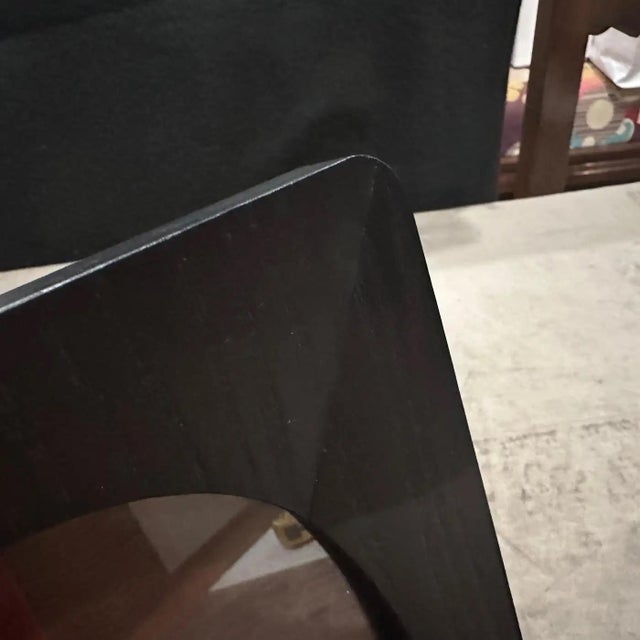 Brown An High Quality 1990s Modern Wood Italian Picture Frame by Borbonese For Sale - Image 8 of 10