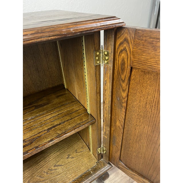 Wood 1950s Mid Century Belgian Cabinet For Sale - Image 7 of 12