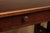 1910s Antique Mission Oak Arts & Crafts Writing Desk With Drawer And Cutout Sides For Sale - Image 5 of 18