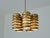 5-Arm Pendant Light in Brass by Kai Ruokonen for Lynx, Finland, Early 1970s For Sale - Image 14 of 17
