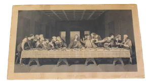 After Leonardo Da Vinci, the Last Supper, Italy, 1800s, Print