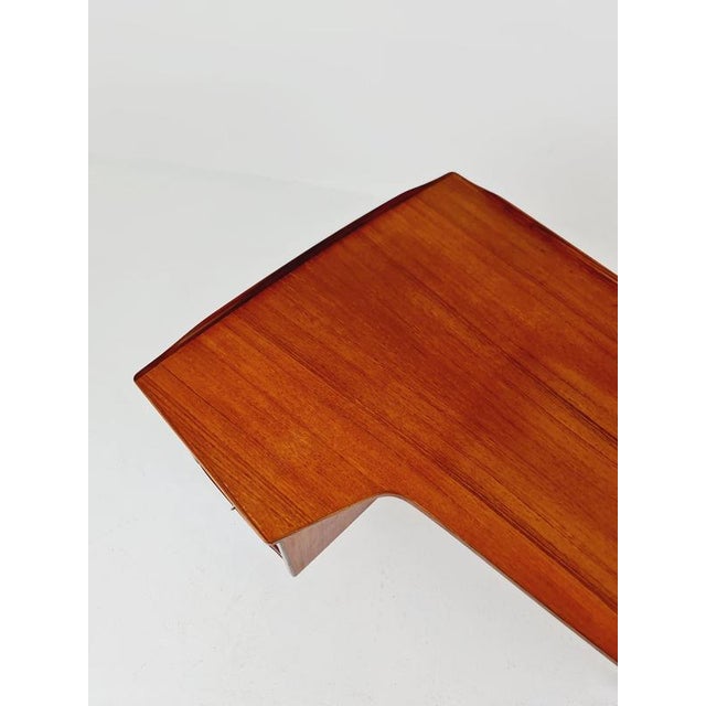 Danish Teak Desk Model Executive Desk Boomerang by Peter Lovig Nielsen for Hedensted, 1960s For Sale - Image 9 of 18