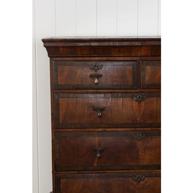 18th Century Walnut George II Queen Anne Chest on Stand For Sale In Charleston - Image 6 of 15