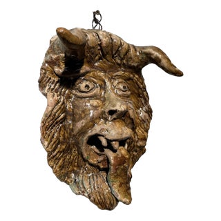 Apotropaic Ceramic Mask by Rocco Condurso, Italy, 2010s For Sale
