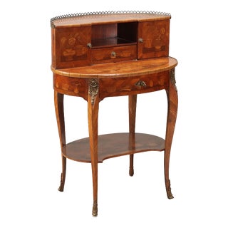 Writing Desk in Bois De Rose with Inlays, France, 1900s For Sale