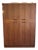 Double Door Teak Armoire by Uniflex C. 1960's For Sale