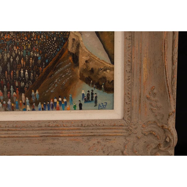 Mid 20th Century Painting of the Western Wall in Jerusalem For Sale In New York - Image 6 of 7