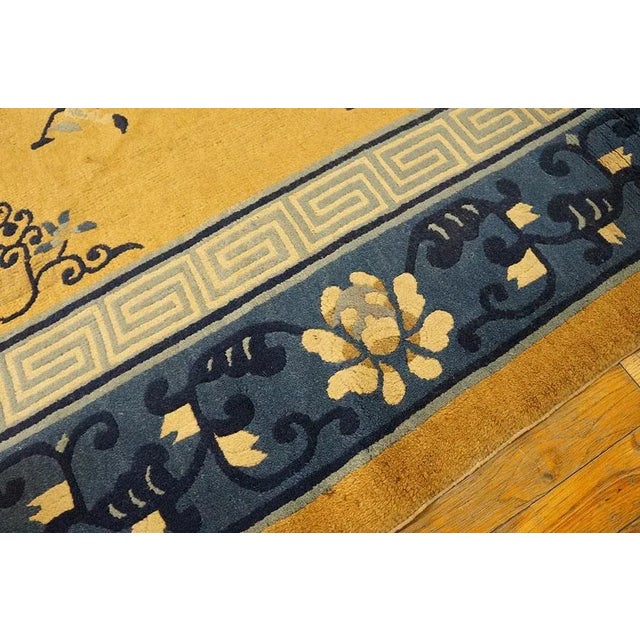 1920s Early 20th Century Chinese Peking Carpet For Sale - Image 5 of 6