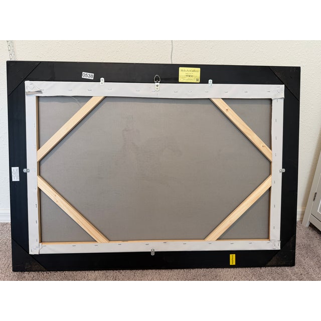 Large English Fox Hunting Scene Oil Painting Equestrian Sporting Art, Framed For Sale - Image 10 of 10