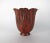 Marie Zimmermann Fluted Scarlet Floriform Vase, Circa 1915 For Sale - Image 4 of 11