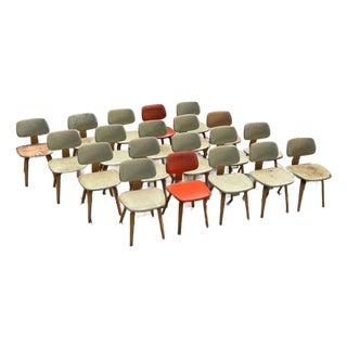 Set of 20 Vintage Thonet Bentwood Dining Chairs, 1960s–1970s For Sale