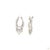 This pair of estate earrings from our contemporary estate collection centers on a 4.17-carat diamond in a round brilliant...