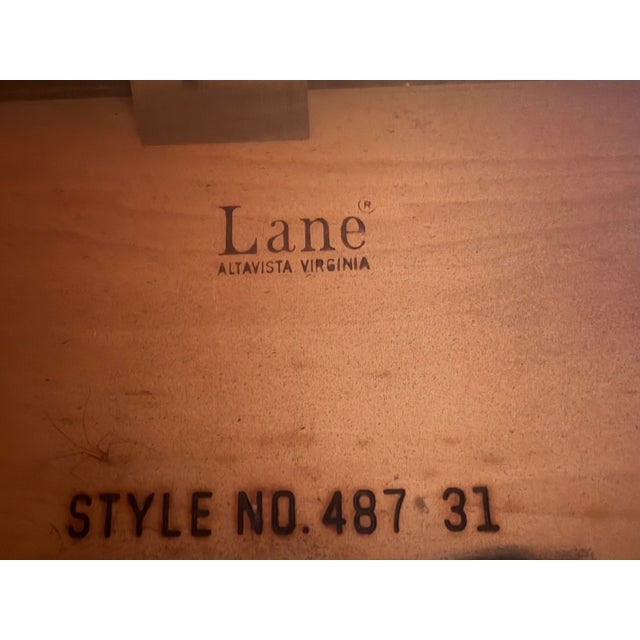 1970s Lane Brutalist Pueblo Armoire and Nightstand Set MCM For Sale - Image 11 of 14