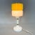 Vintage table lamp manufactured by Drukov in former Czechoslovakia in the 1970s. Made of metal, brass and coloured glass....