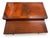 Brown Late 20th Century Reproduction Mahogany Crotch Veneer 3-Drawer Chest / Small Dresser With Brass Pulls For Sale - Image 8 of 8