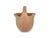 Native American Taos Pueblo Micaceous 5.25" Clay Pot W Handle Native American Pottery For Sale - Image 3 of 8