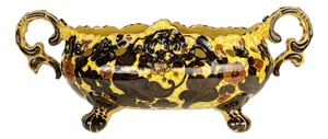 Large Italian Art Deco Ceramic Centerpiece by MGA Albisola, 1920s