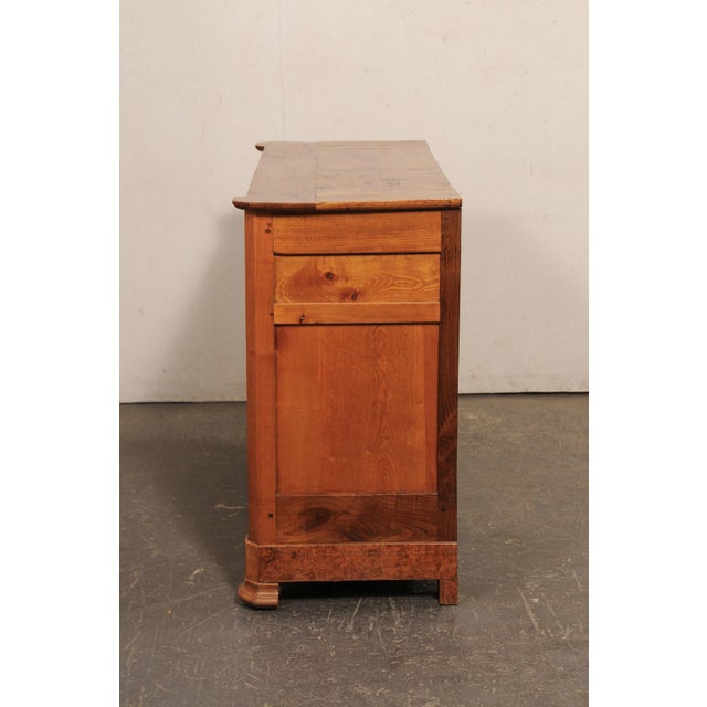 Brown French Antique Burl Wood Console Cabinet For Sale - Image 8 of 13