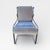 Set of Six 1980s Chrome Cantilever Dining Chairs in Gray Velvet For Sale - Image 12 of 13