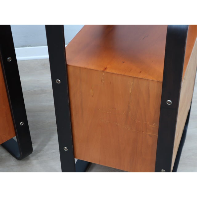 Nightstands attributed to Giuseppe Pagano for Pogatschnig, 1940s, Set of 2 For Sale - Image 14 of 16
