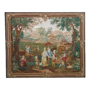 Vintage Tapestry Depicting Royalty