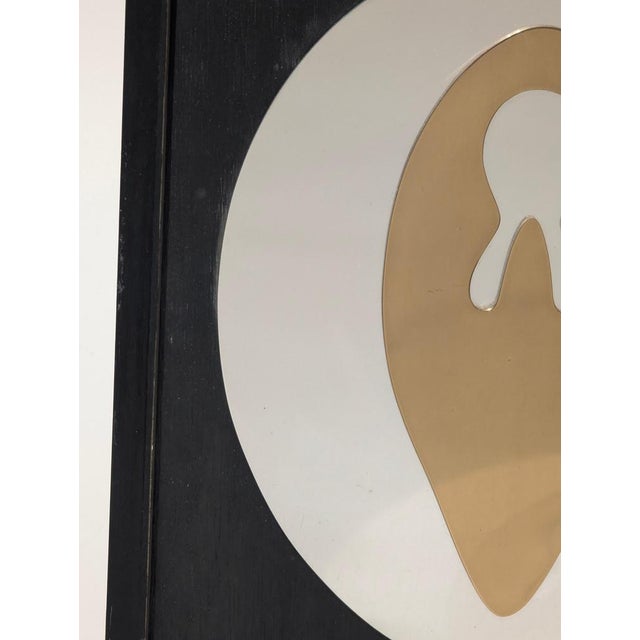 1960s Hans Arp, Documenta III, 1964, Aluminum & Brass on Wood For Sale - Image 5 of 7
